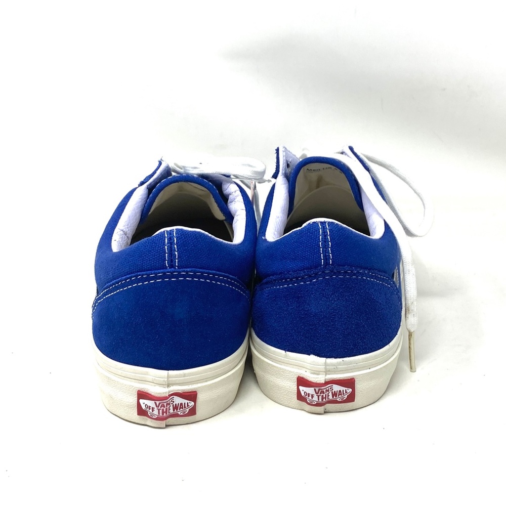 VANS Old Skool For Men Sneakers Suede Skate Blue Canvas Low Top Custom ALSU01253 - Picture 3 of 7